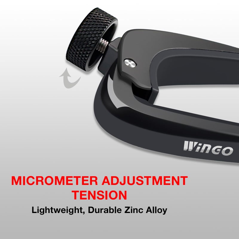 Wingo كابو جيتار وينغو برو - توتر مثالي - أسود - Image 3